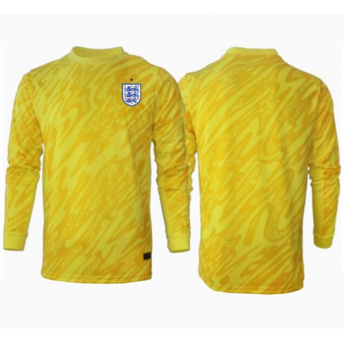 Maglia Calcio Inghilterra Portiere Seconda Divisa Europei 2024 Manica Lunga